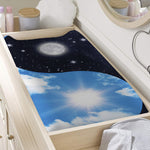 Sky And Space Yin Yang Print Changing Pad Cover