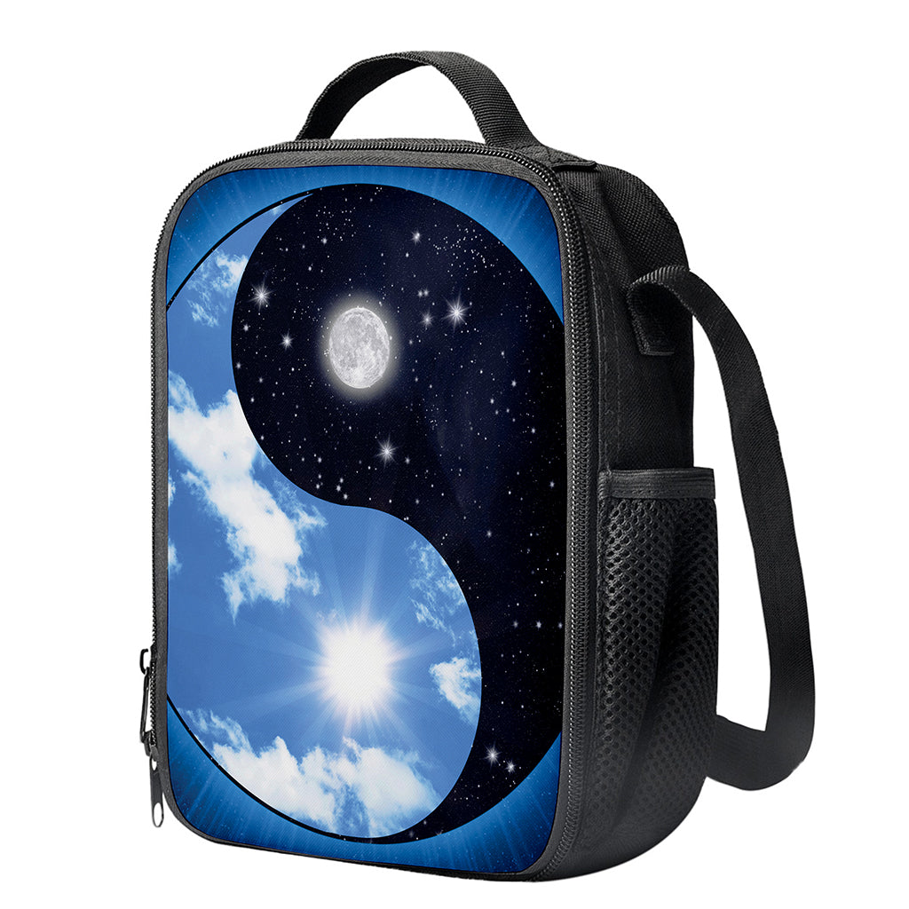 Sky And Space Yin Yang Print Crossbody Lunch Bag