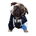 Sky And Space Yin Yang Print Dog Zip Up Hoodie