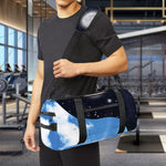 Sky And Space Yin Yang Print Gym Bag