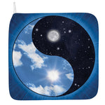 Sky And Space Yin Yang Print Hand Towel