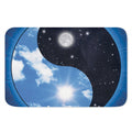 Sky And Space Yin Yang Print Indoor Door Mat