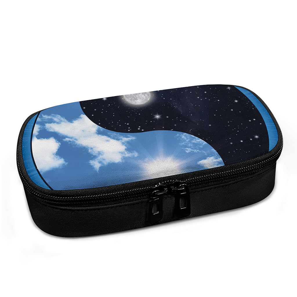 Sky And Space Yin Yang Print Insulin Cooler Travel Case