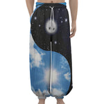 Sky And Space Yin Yang Print Lantern Pants
