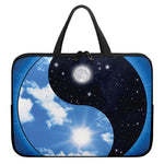 Sky And Space Yin Yang Print Laptop Sleeve With Handle