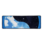 Sky And Space Yin Yang Print Long Kitchen Mat