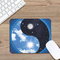 Sky And Space Yin Yang Print Mouse Pad
