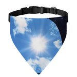 Sky And Space Yin Yang Print Over The Collar Dog Bandana