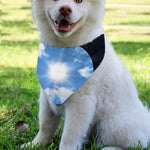 Sky And Space Yin Yang Print Over The Collar Dog Bandana