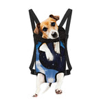 Sky And Space Yin Yang Print Pet Carrier Backpack