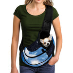Sky And Space Yin Yang Print Pet Sling Carrier