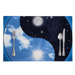 Sky And Space Yin Yang Print Placemat
