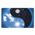 Sky And Space Yin Yang Print Polyester Doormat