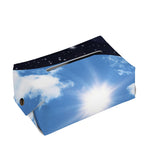 Sky And Space Yin Yang Print Rectangle Tissue Box Cover