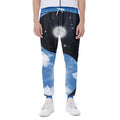 Sky And Space Yin Yang Print Joggers