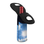 Sky And Space Yin Yang Print Single Neoprene Wine Tote