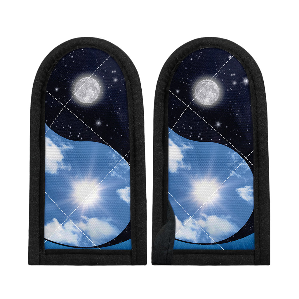 Sky And Space Yin Yang Print Skillet Handle Cover