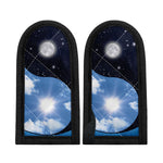 Sky And Space Yin Yang Print Skillet Handle Cover