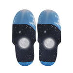 Sky And Space Yin Yang Print Slippers