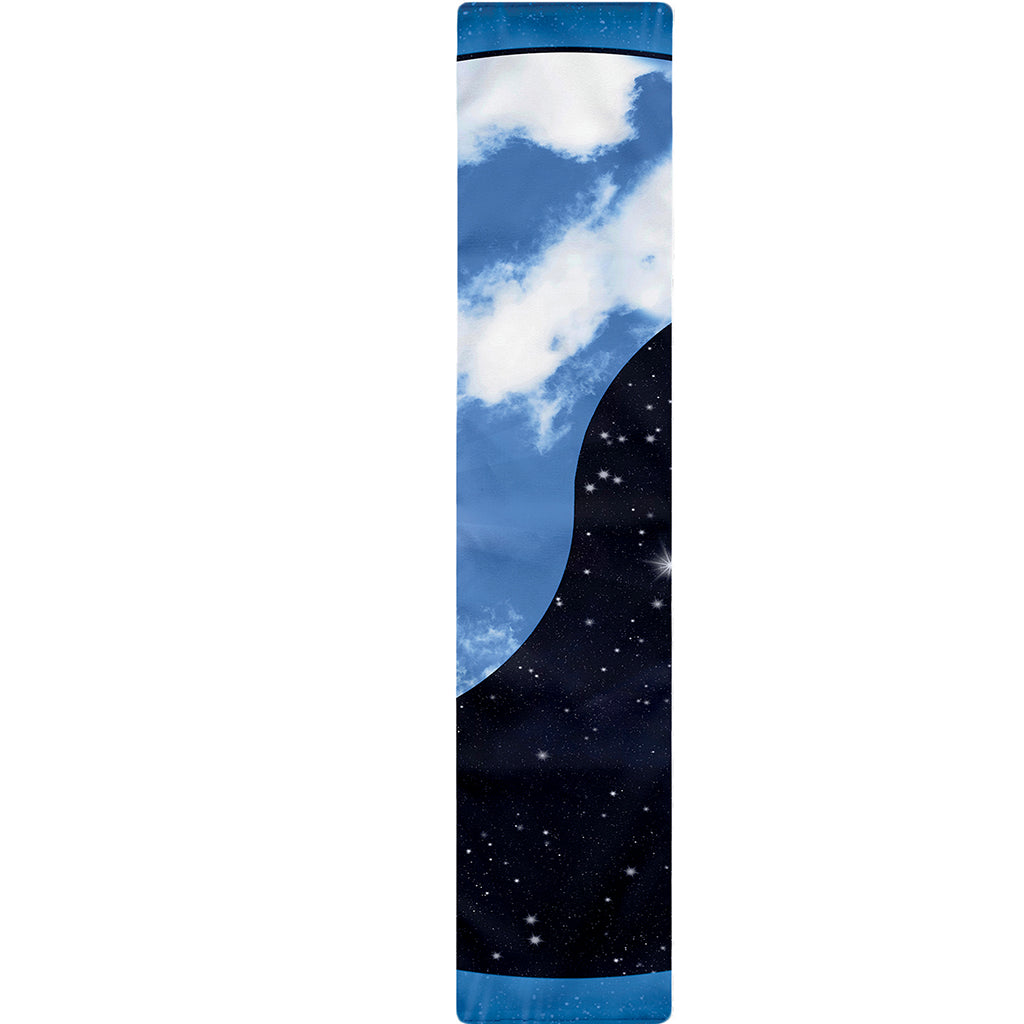 Sky And Space Yin Yang Print Table Runner