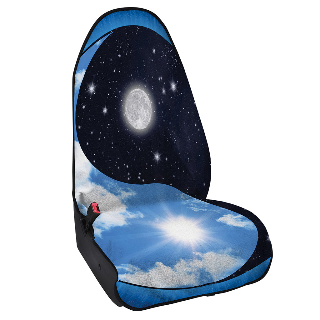 Sky And Space Yin Yang Print Waterproof Car Seat Cover