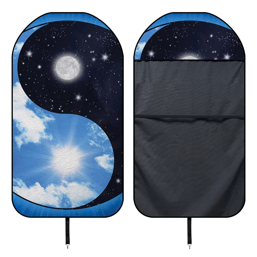 Sky And Space Yin Yang Print Waterproof Car Seat Cover