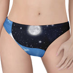Sky And Space Yin Yang Print Women's Thong
