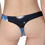 Sky And Space Yin Yang Print Women's Thong