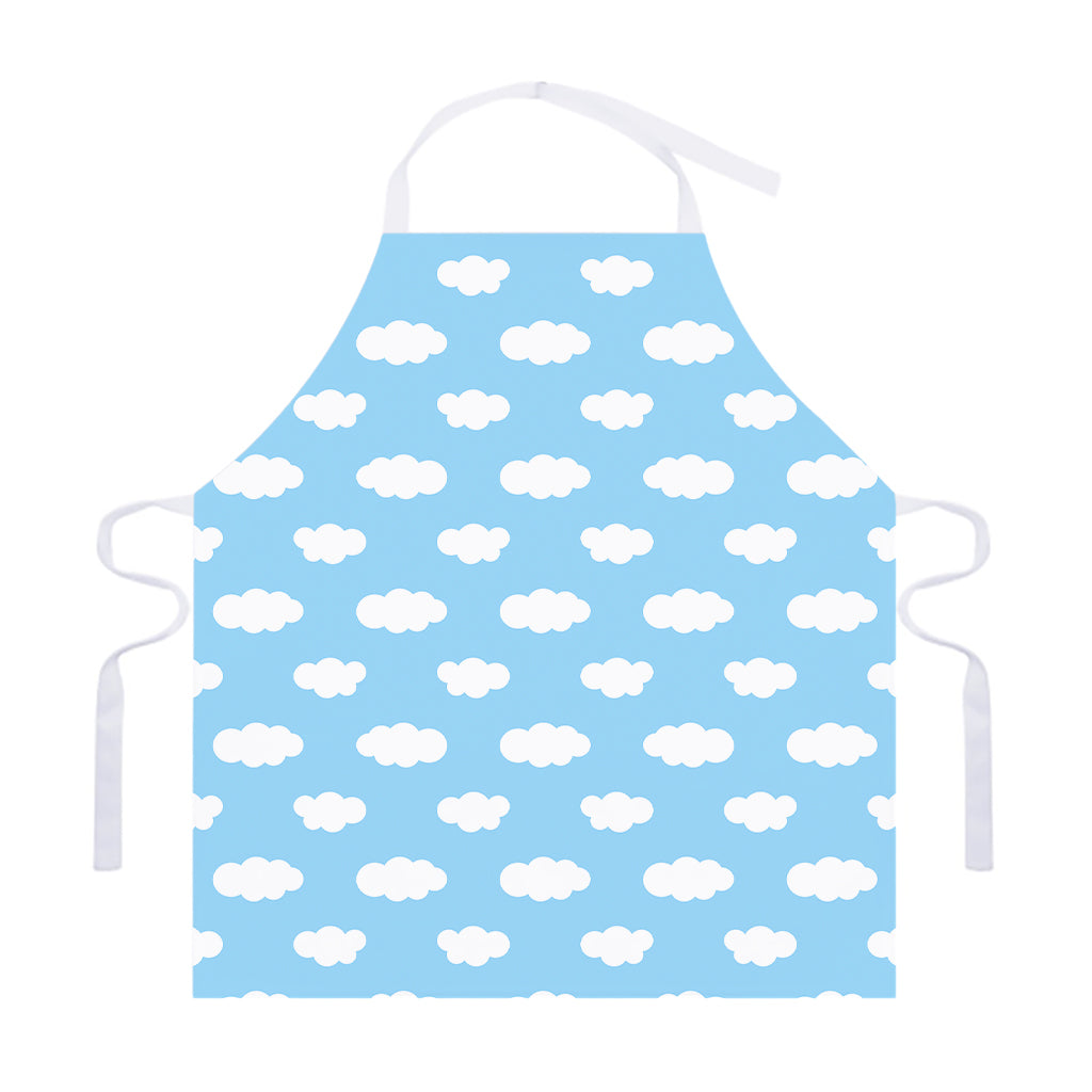 Sky Cloud Pattern Print Adjustable Apron