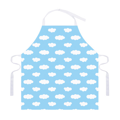 Sky Cloud Pattern Print Adjustable Apron
