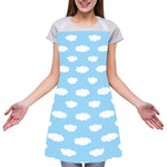 Sky Cloud Pattern Print Adjustable Apron