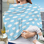 Sky Cloud Pattern Print Baby Seat Cover