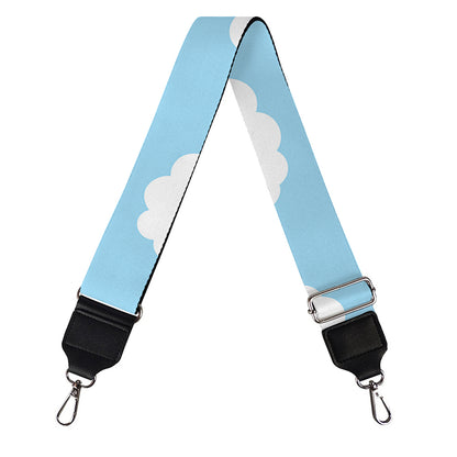 Sky Cloud Pattern Print Bag Strap