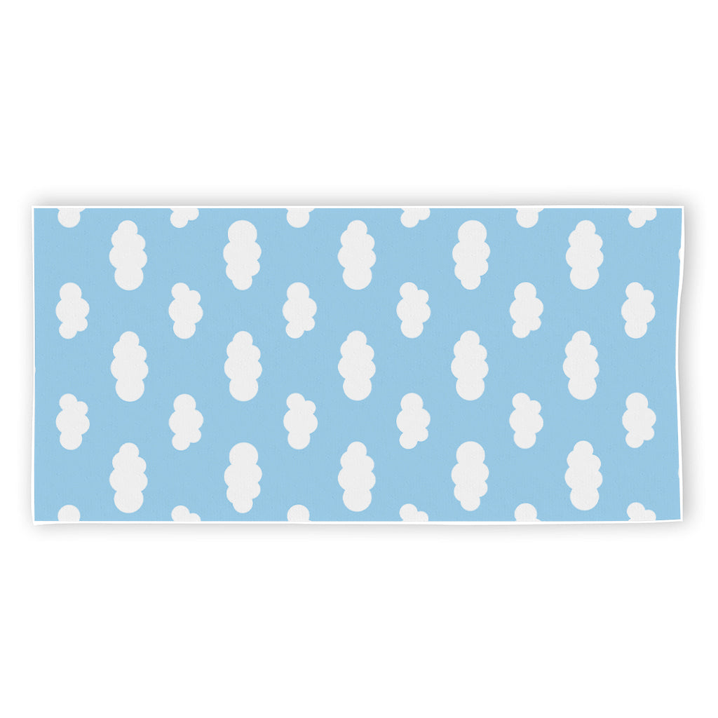 Sky Cloud Pattern Print Beach Towel