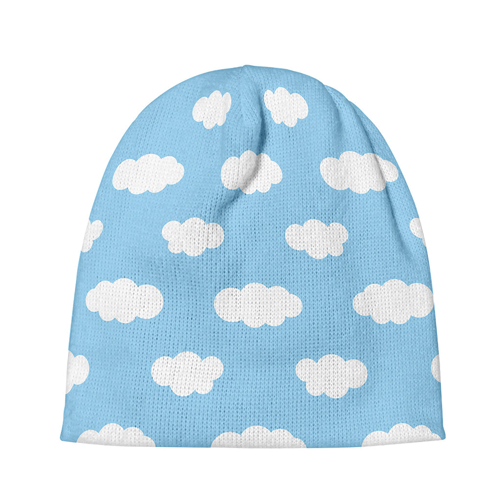 Sky Cloud Pattern Print Beanie