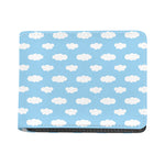 Sky Cloud Pattern Print Bifold Wallet