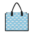 Sky Cloud Pattern Print Canvas Tote Bag