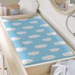 Sky Cloud Pattern Print Changing Pad Cover