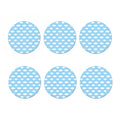 Sky Cloud Pattern Print Coaster Set