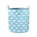 Sky Cloud Pattern Print Collapsible Laundry Basket