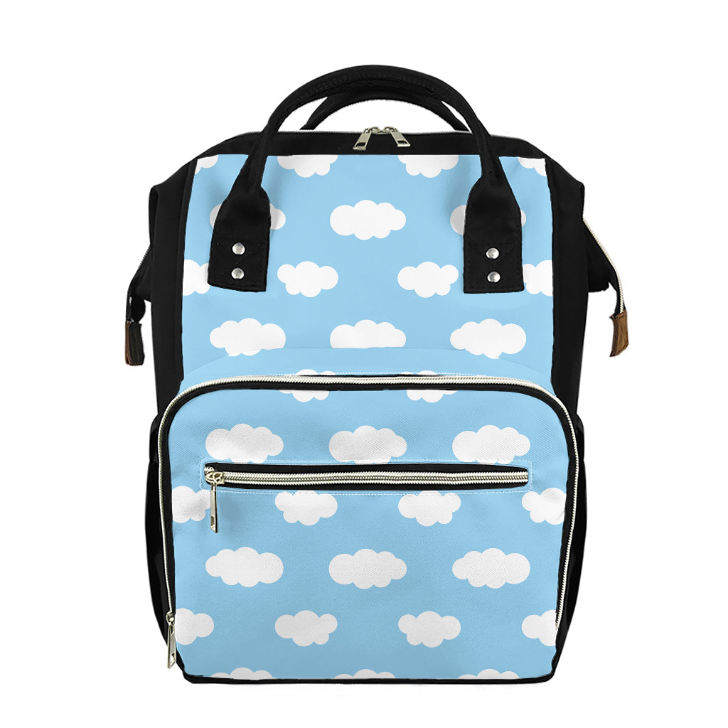 Sky Cloud Pattern Print Diaper Bag