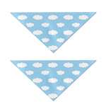Sky Cloud Pattern Print Dog Bandana