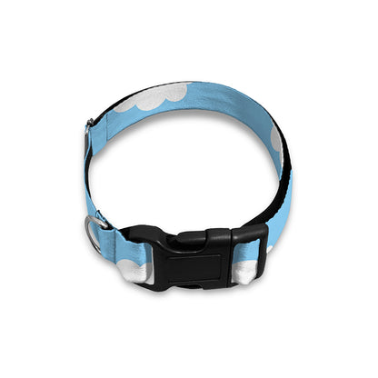 Sky Cloud Pattern Print Dog Collar