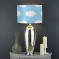 Sky Cloud Pattern Print Drum Lamp Shade