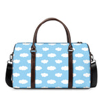 Sky Cloud Pattern Print Duffle Bag