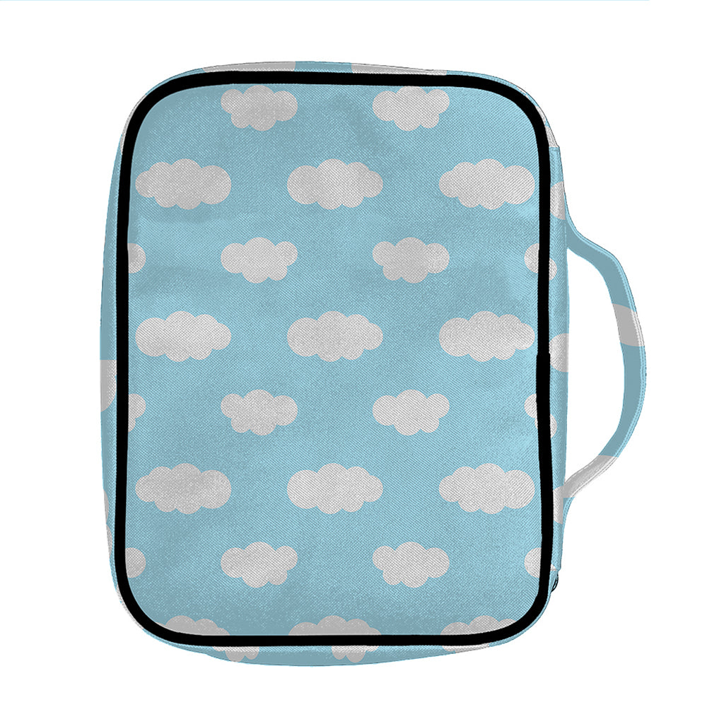 Sky Cloud Pattern Print Front Pocket Bible Bag