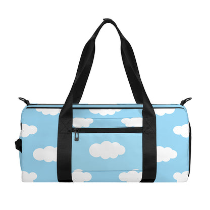Sky Cloud Pattern Print Gym Bag