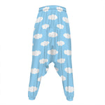 Sky Cloud Pattern Print Hammer Pants