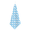 Sky Cloud Pattern Print Hand Towel