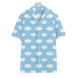 Sky Cloud Pattern Print Hawaiian Shirt